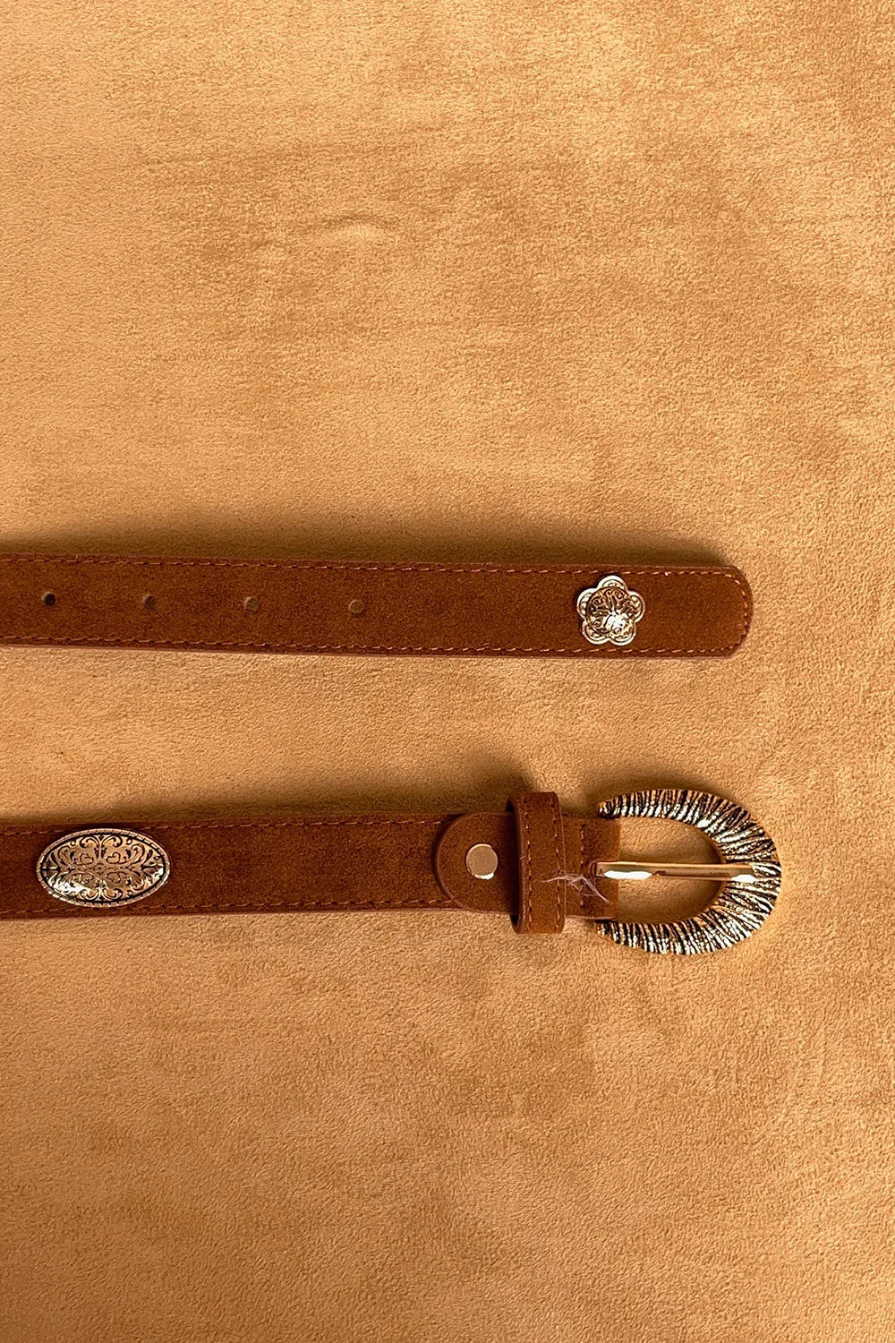 Metal Detaylı Vintage Kemer