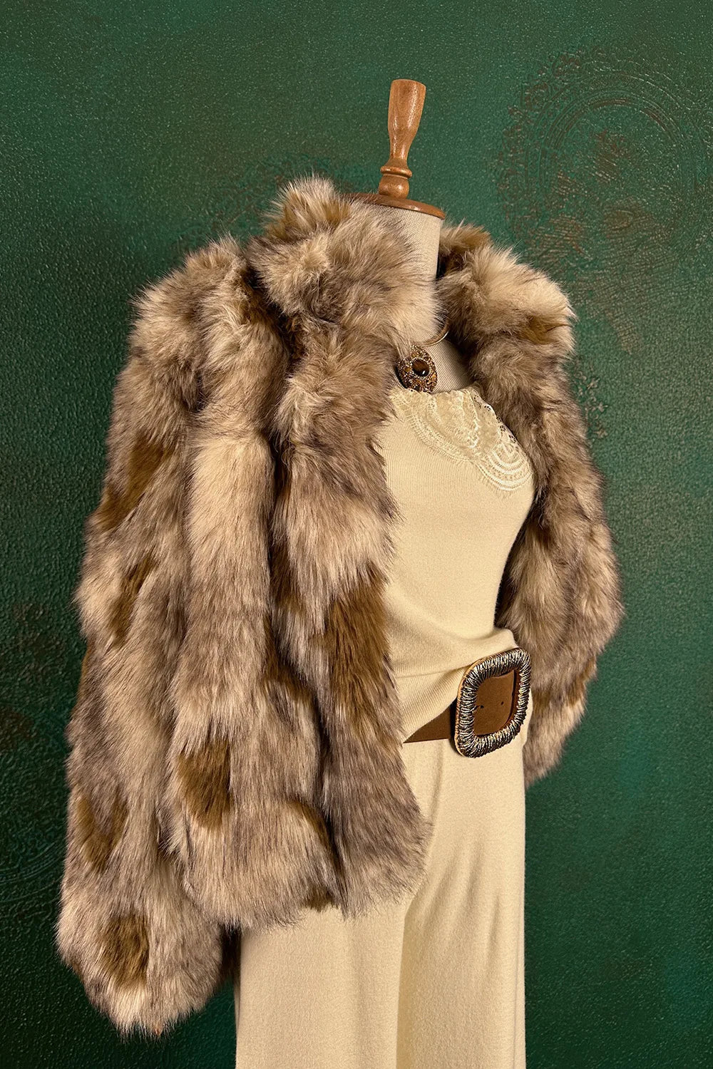 İki Renkli Kürk Kaban