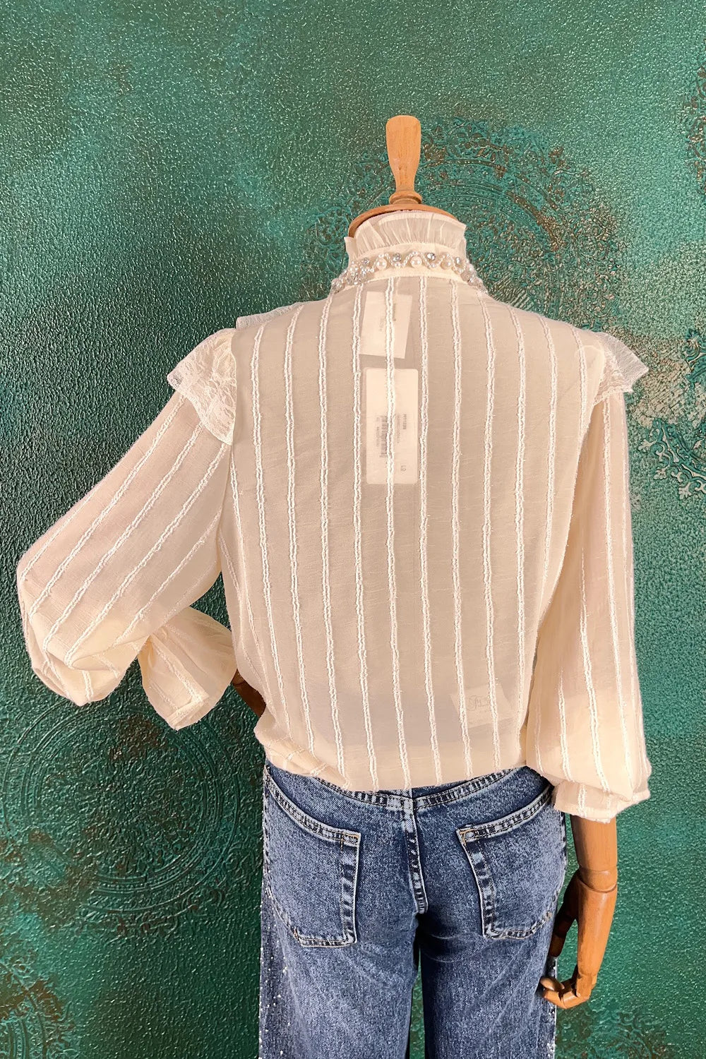 Taş İşlemeli Şık Gömlek