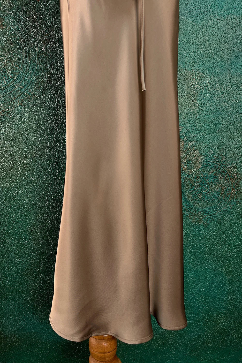 Kayık Yakalı Saten Etek Takım