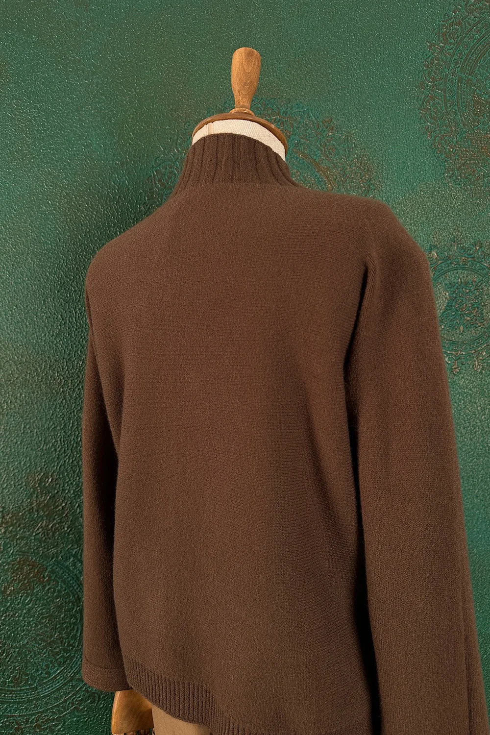 Örgü Detaylı Triko Kazak