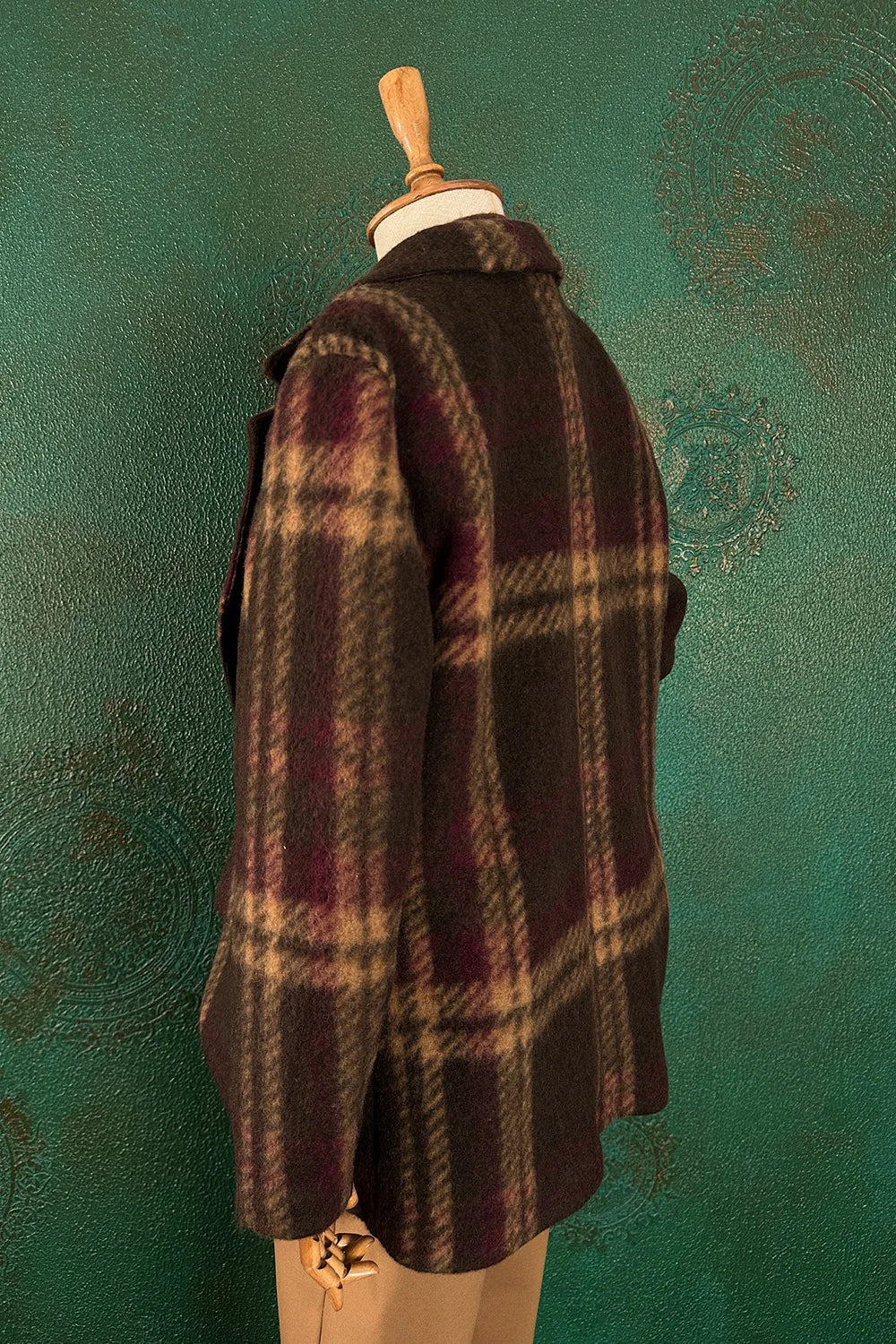 Ekoseli Blazer Ceket