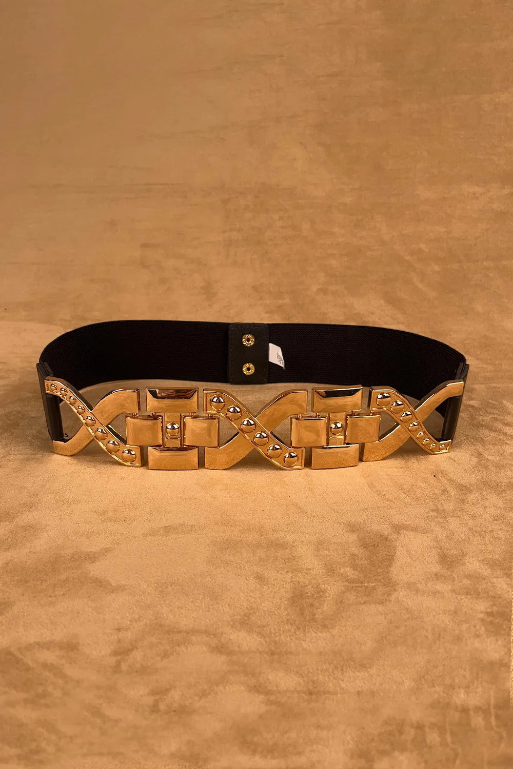 Çapraz Tokalı Elastik Kemer