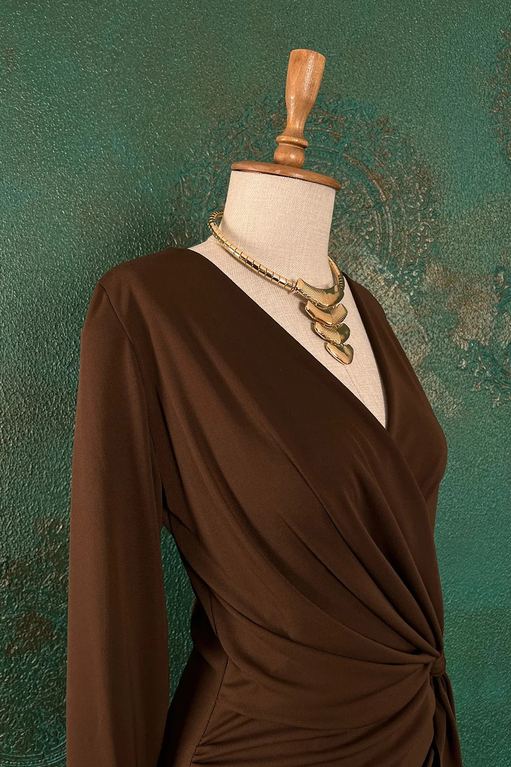 Aksesuar Detaylı Mini Elbise