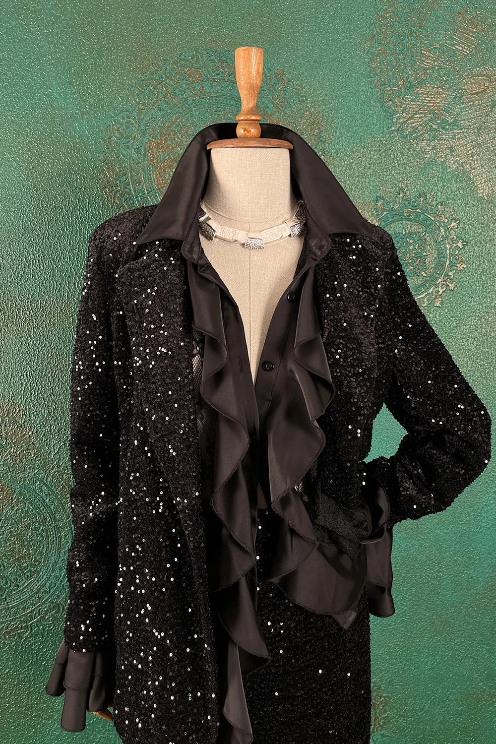 Pul İşlemeli Etek Takım