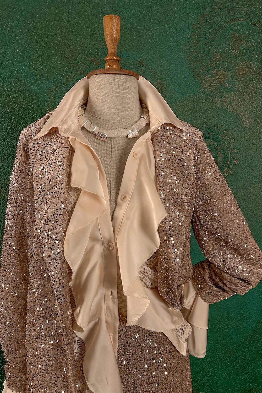 Pul İşlemeli Etek Takım