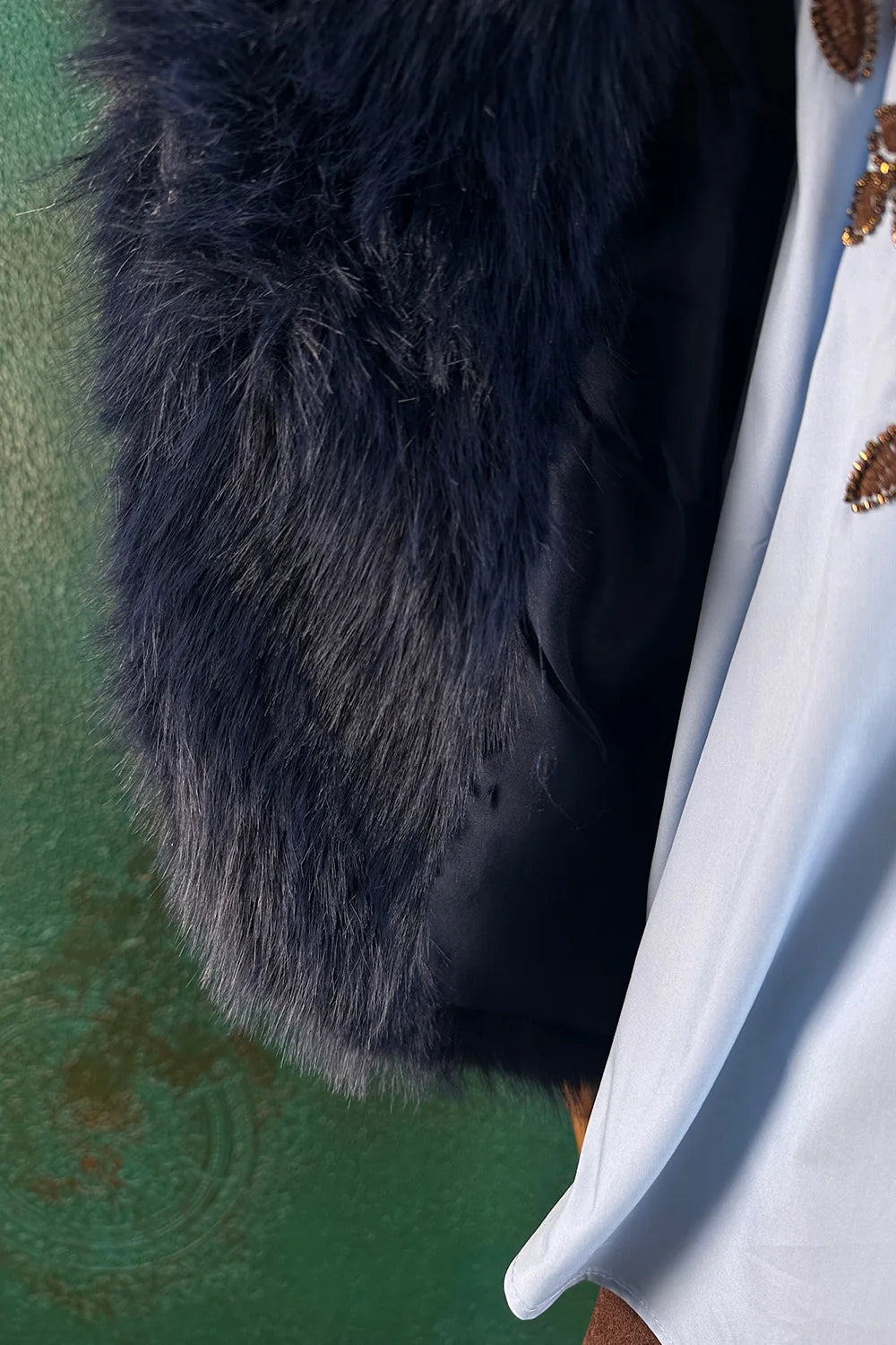 Reglan Kollu Kürk Kaban