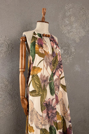 Floral Desenli Elbise