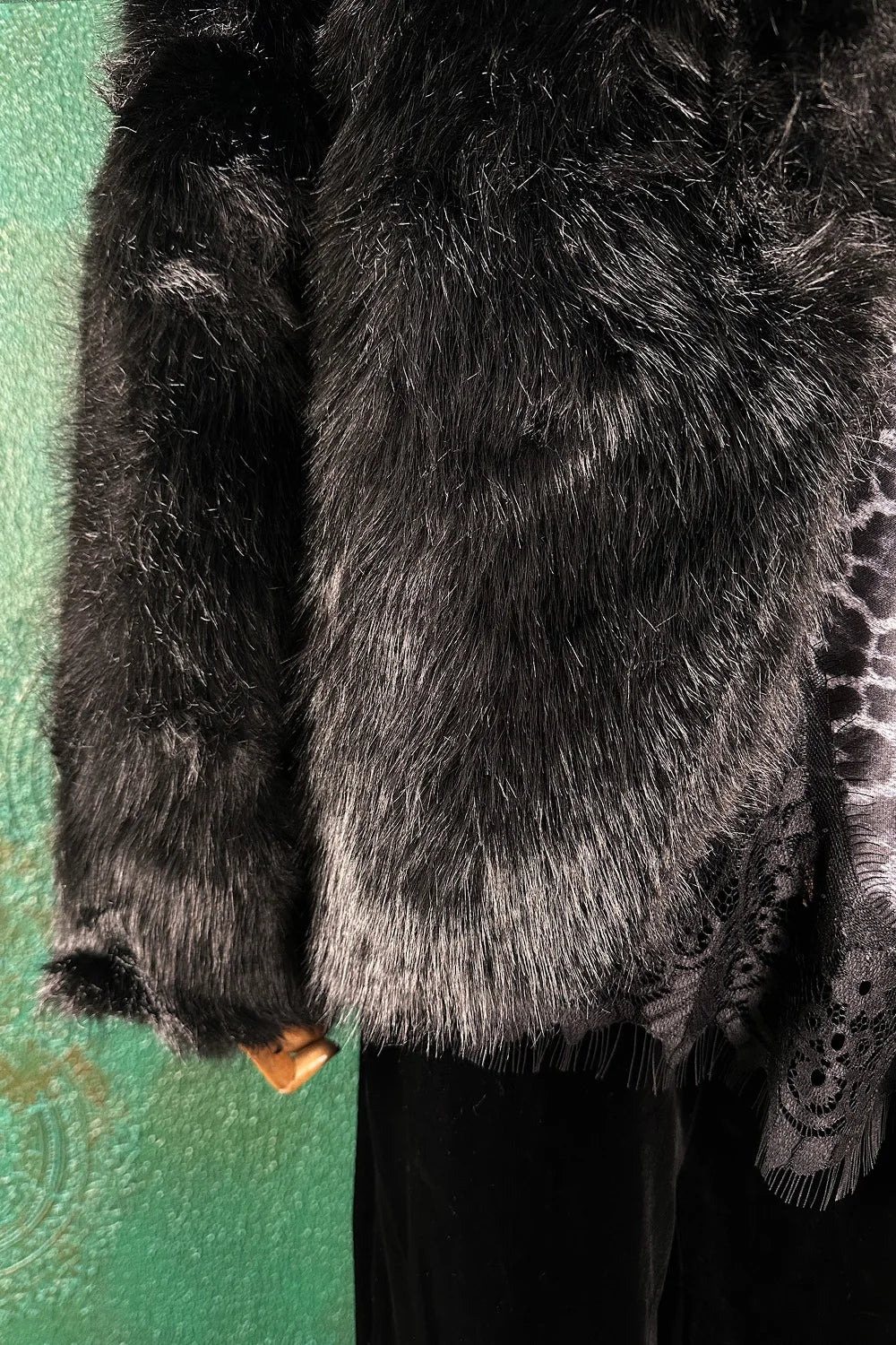 Reglan Kollu Kürk Kaban