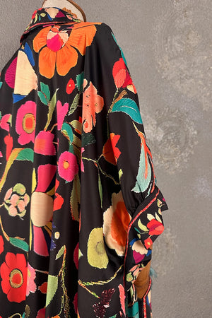 Desenli Oversize Pantolon Takım