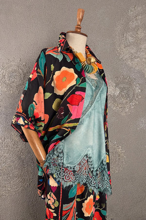 Desenli Oversize Pantolon Takım