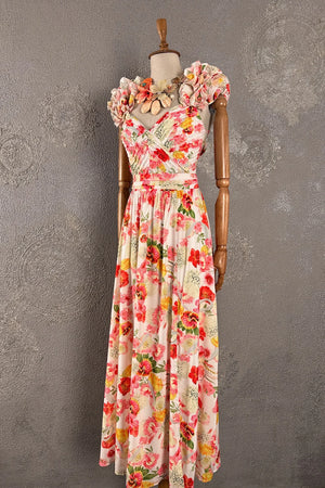Floral Desenli Elbise