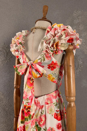 Floral Desenli Elbise
