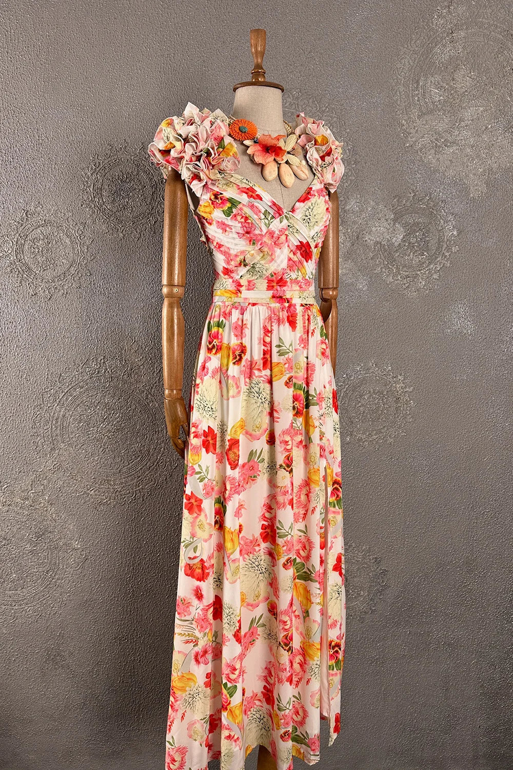 Floral Desenli Elbise