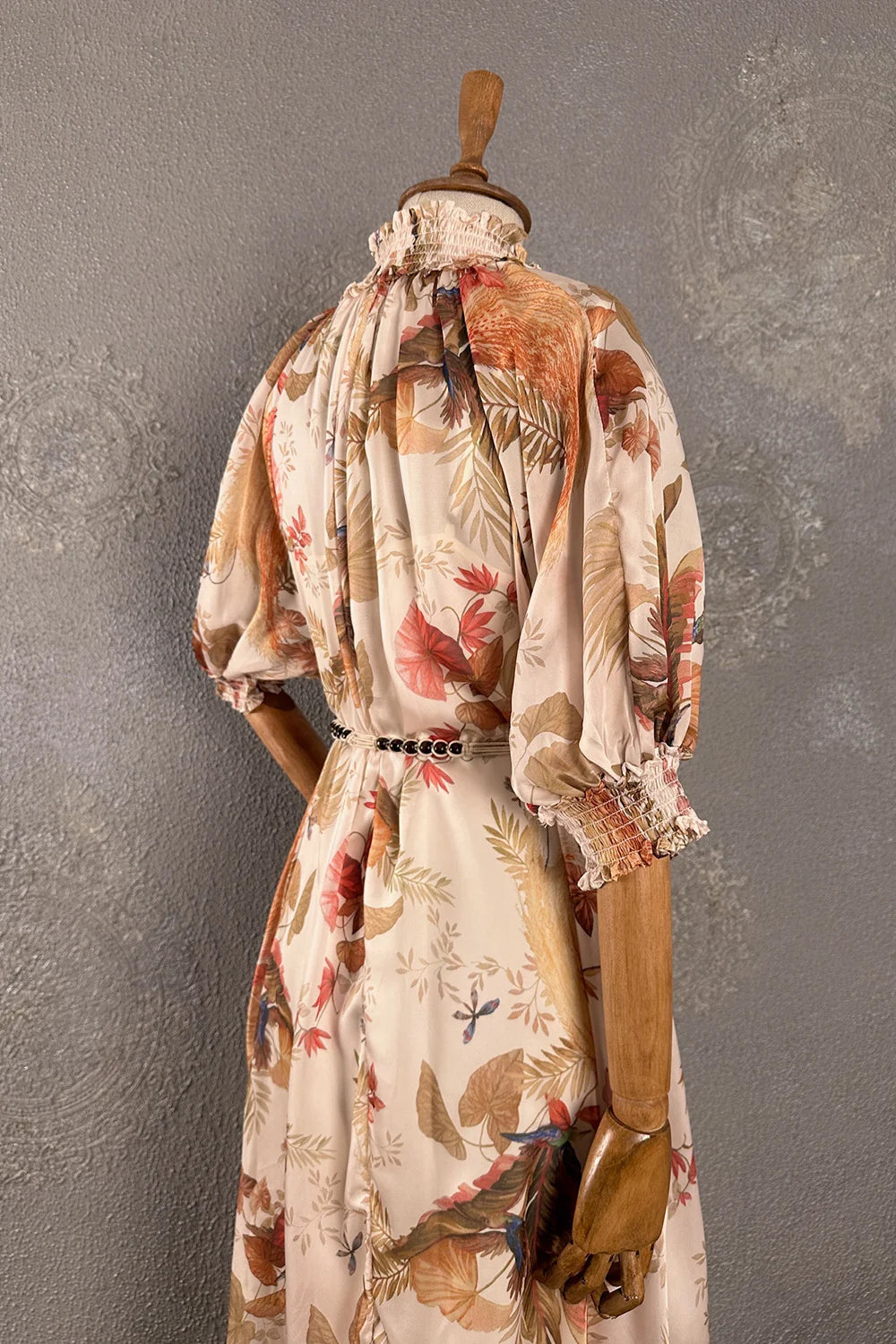 Floral Desenli Maxi Elbise