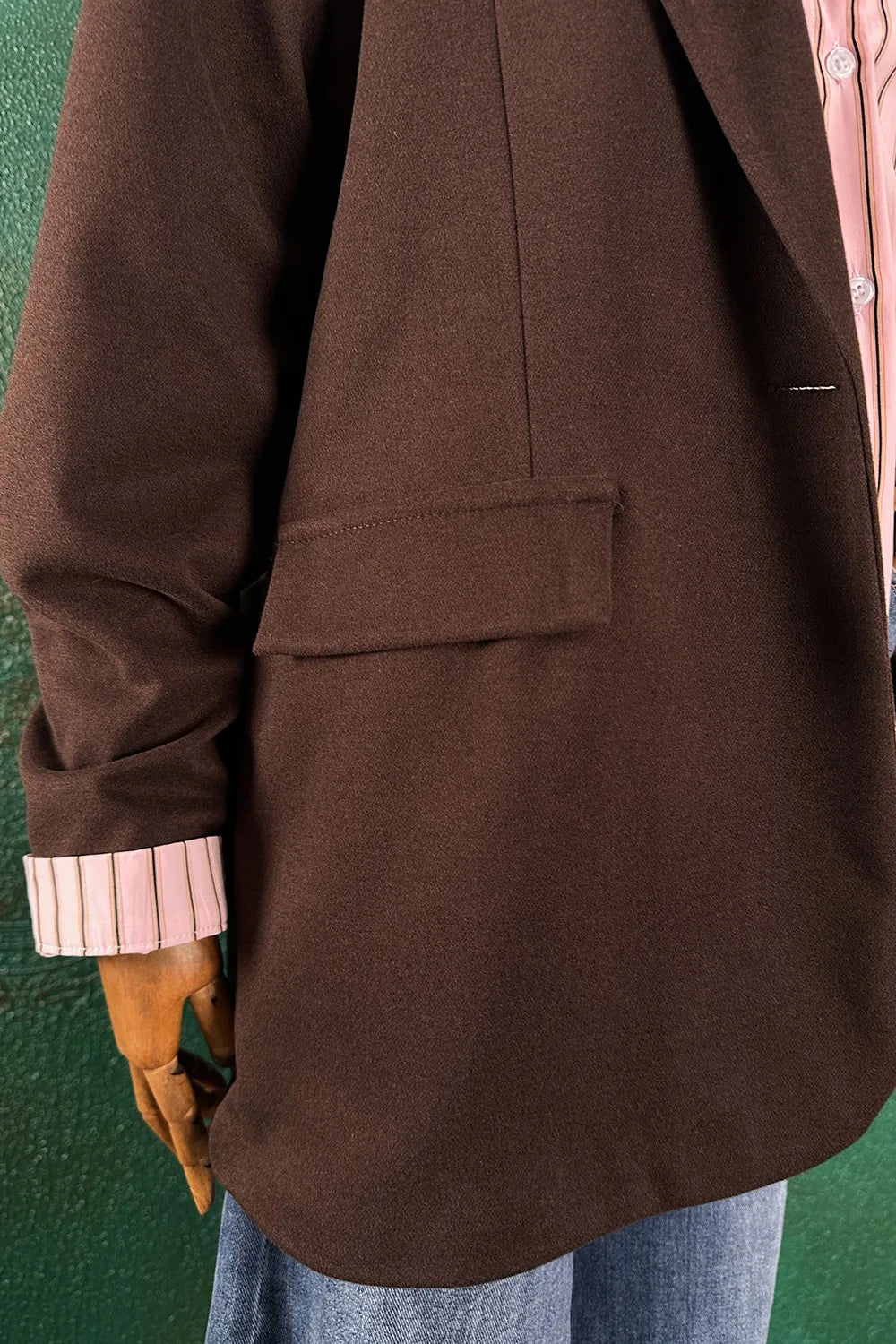 Yumuşak Dokulu Blazer Ceket